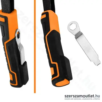 NEO TOOLS Popszegecshúzó acél és alumínium szegecsekhez + szegecs készlet 2,4-3,2-4-4,8mm, 60db-os