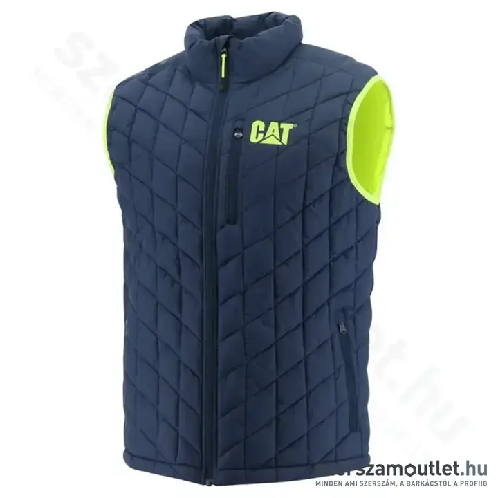 CATERPILLAR UNISEX Bélelt mellény L-es (Kék/Neon) (1320055)