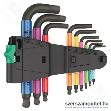 WERA 950/9 Imbuszkulcs készlet 9 részes (1,5-10mm)