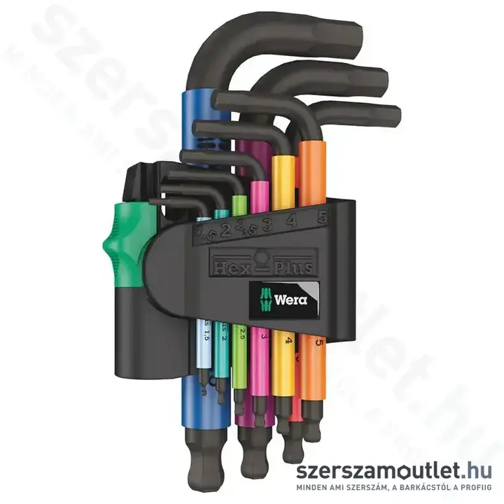 WERA 950/9 Imbuszkulcs készlet 9 részes (1,5-10mm)