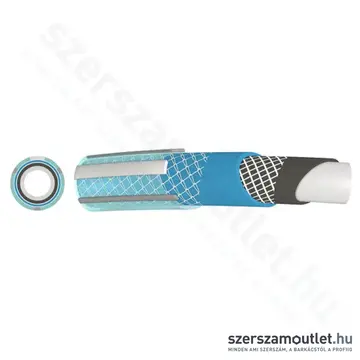 ANRO Professional Plus Csavarodás mentes locsolótömlő, 6 rétegű, 1/2", 25m (Kék)
