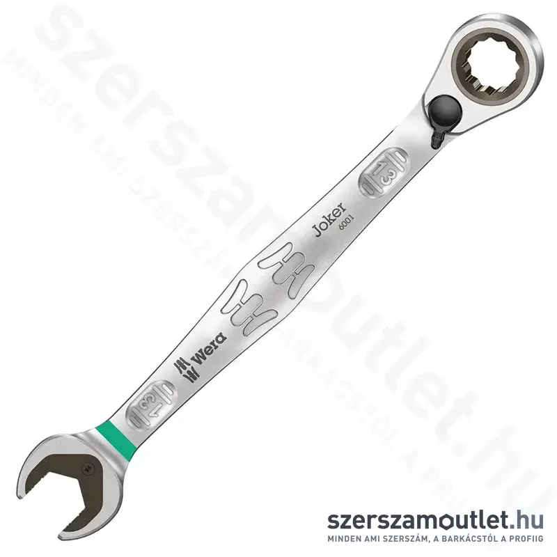 WERA 6001 JOKER Racsnis csillag-villáskulcs, irányváltós, 13mm