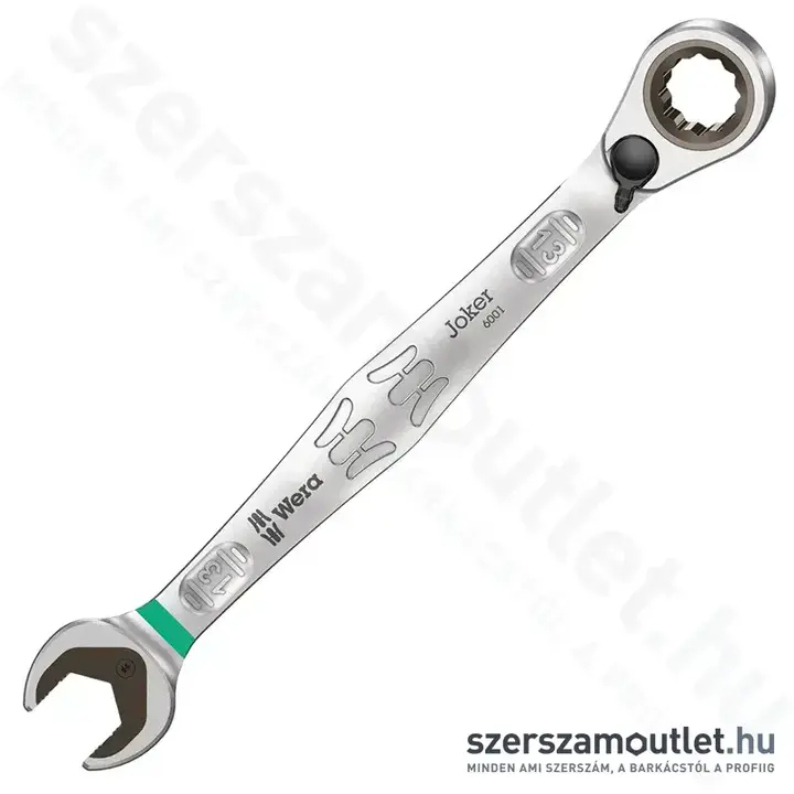 WERA 6001 JOKER Racsnis csillag-villáskulcs, irányváltós, 13mm