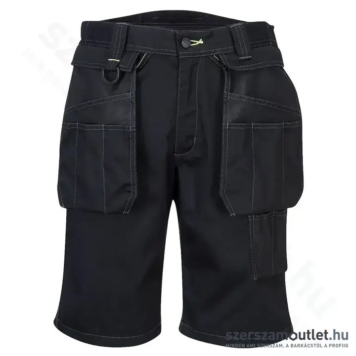 PORTWEST PW345 PW3 Holster Work Rövidnadrág 40-es (Fekete)