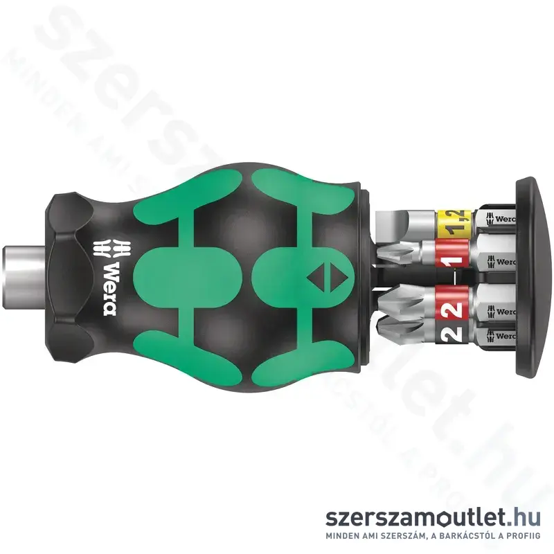 WERA Marokcsavarhúzó 6 részes bitkészlettel (PH/PZ/SL)