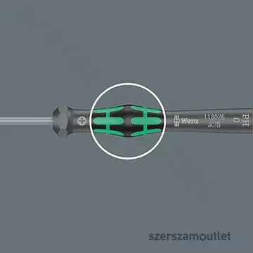 WERA 2035 Műszerész csavarhúzó, lapos, 0,5x3x80mm