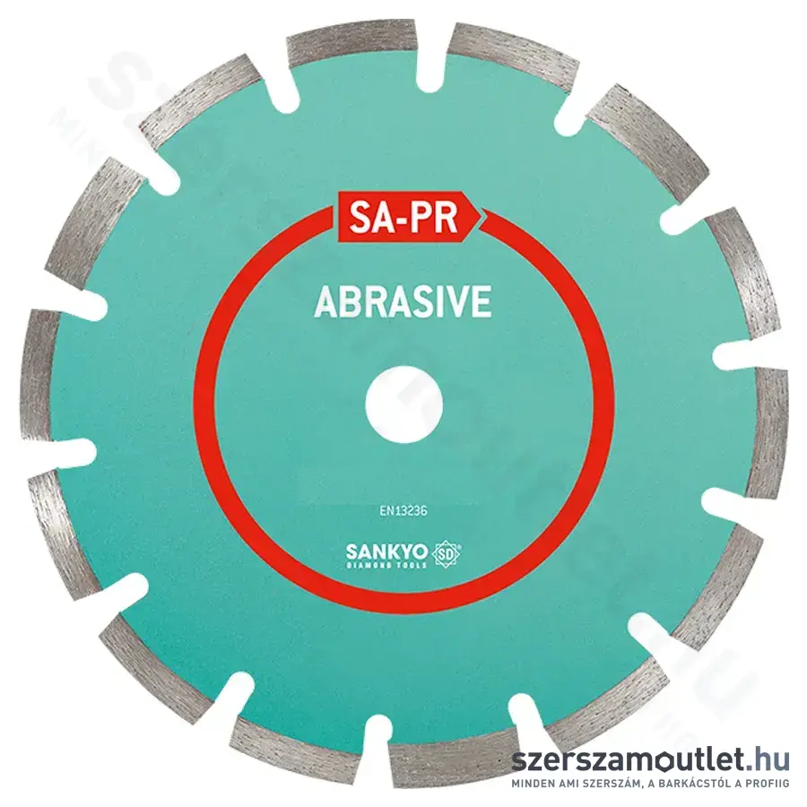HIKOKI SANKYO SA-PR Gyémánttárcsa aszfalt, abrazív anyagok vágására, 300x22,23x2,8mm
