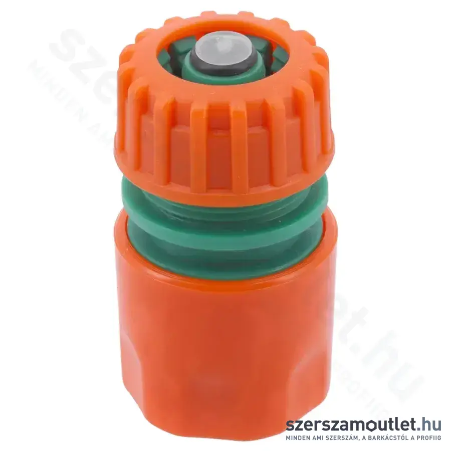 FLO Tömlőcsatlakozó, stop, ABS/PP, 1/2