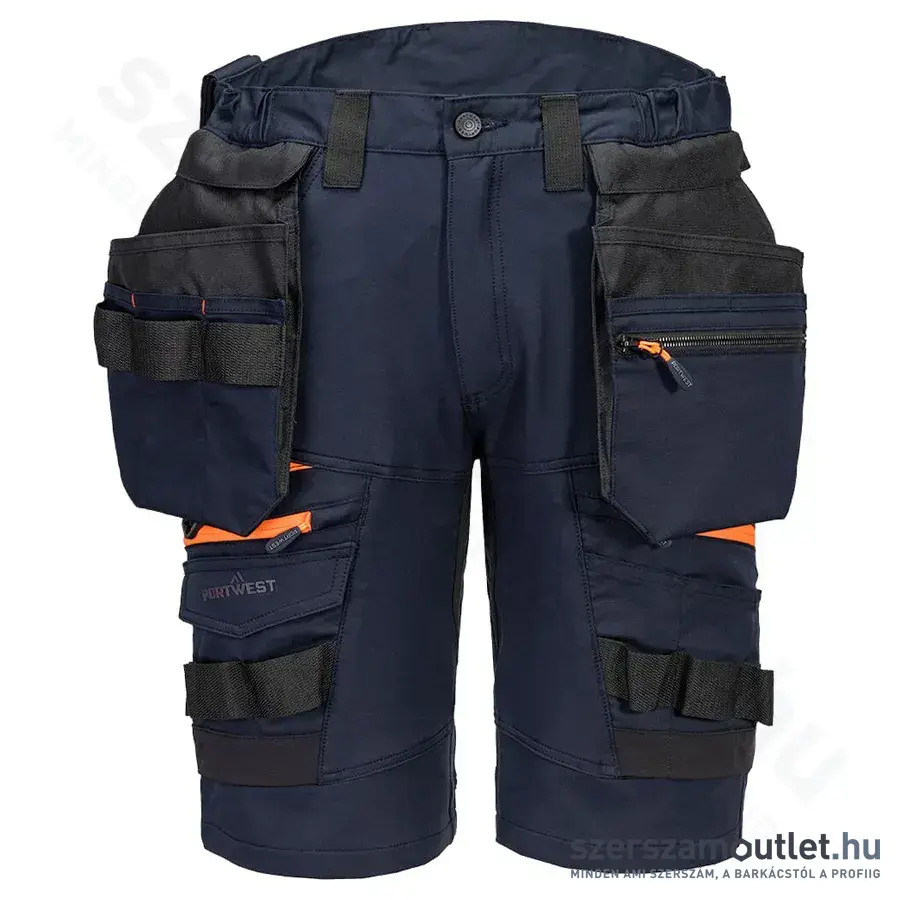 PORTWEST DX444 DX4 Lengőzsebes rövidnadrág 36-os (Sötétkék)