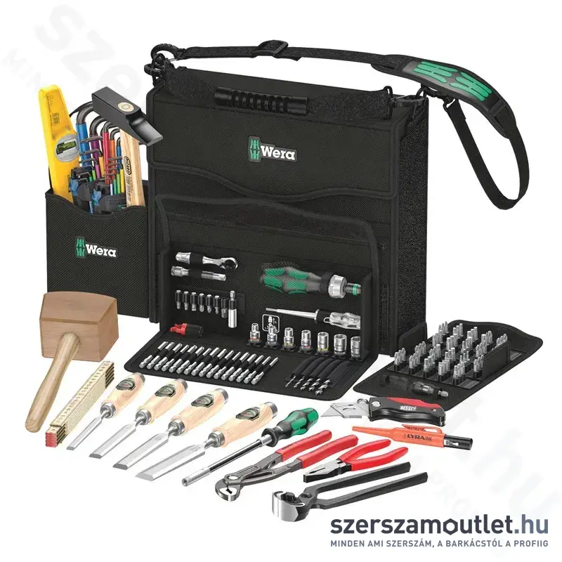 WERA 2GO H1 Szerszám készlet fa munkához 134 részes