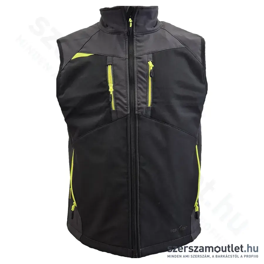 PORTWEST DX476 DX4 Softshell mellény M-es (Szürke)