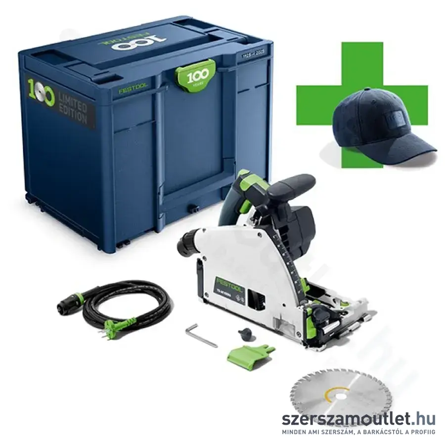 FESTOOL TS 60 KEBQ-Plus Szénkefementes merülőfűrész 100Y Limited Edition