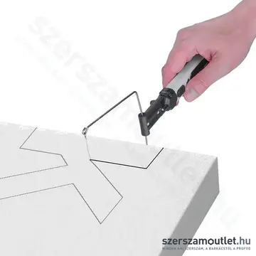EXTOL Akkus polisztirolvágó, huzalos, USB töltés, 130x0,3mm (2,0Ah/4V)