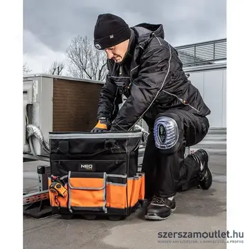 NEO TOOLS Szerszámtáska, gurulós, 17 zseb, 445x272x350mm