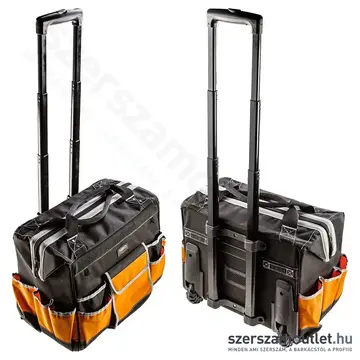 NEO TOOLS Szerszámtáska, gurulós, 17 zseb, 445x272x350mm