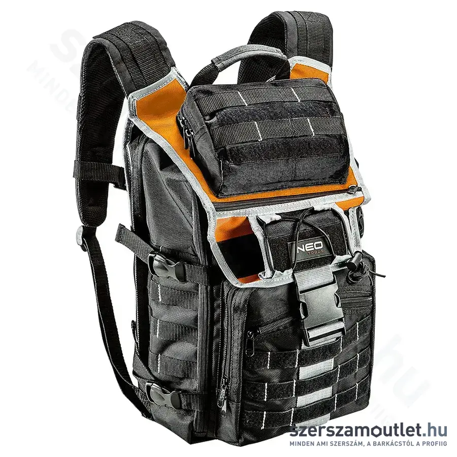 NEO TOOLS Szerszámos hátizsák, 22 zseb, 85x305x460mm
