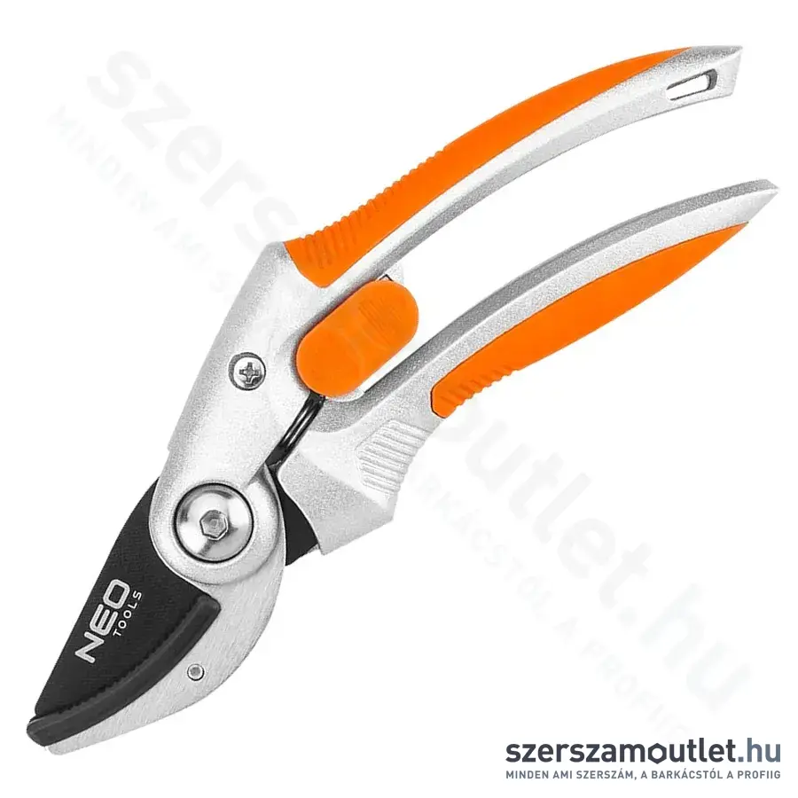 NEO TOOLS Metszőolló, rávágó, 20mm, teflon bevonat, alumínium ház, 210mm