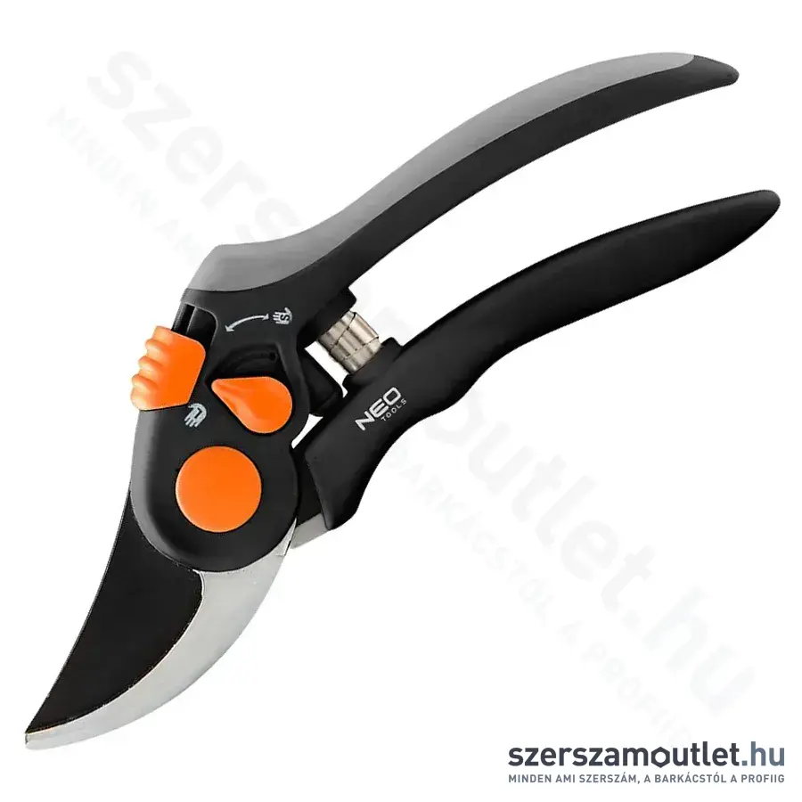 NEO TOOLS Metszőolló, mellévágó, 18mm, teflon bevonat, állítható pengenyílás, 200mm