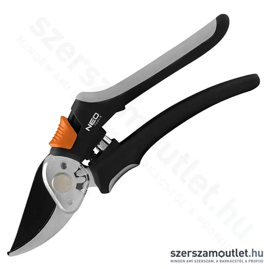 NEO TOOLS Metszőolló, mellévágó, áttételes, 18mm, teflon bevonat, 200mm