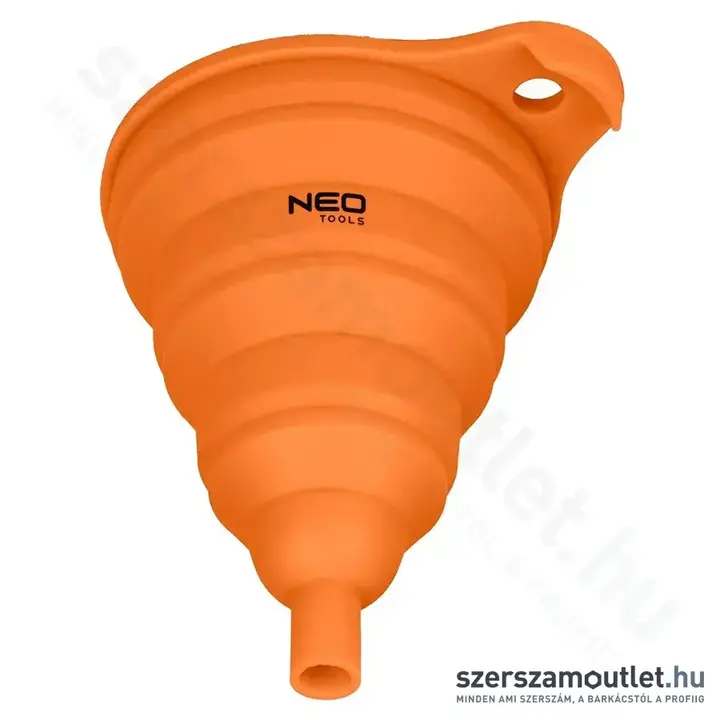 NEO TOOLS Rugalmas szilikon tölcsér, összecsukható, 110x140mm