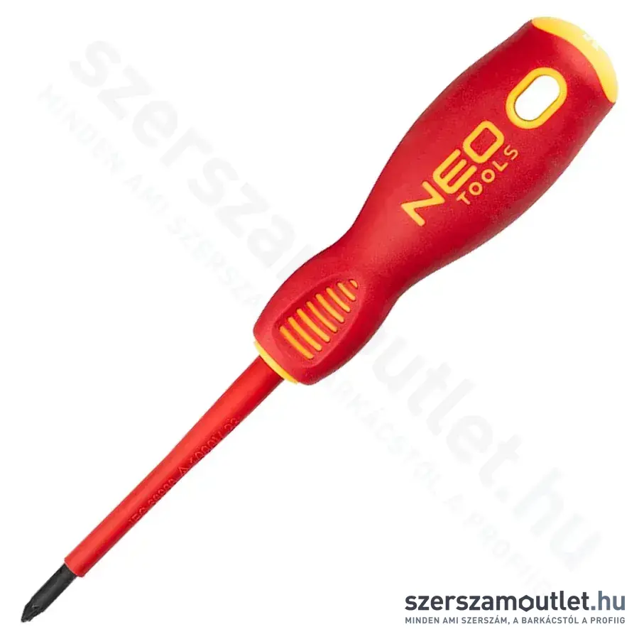 NEO TOOLS Csavarhúzó, 1000V, szigetelt, SL/PZ1x80mm