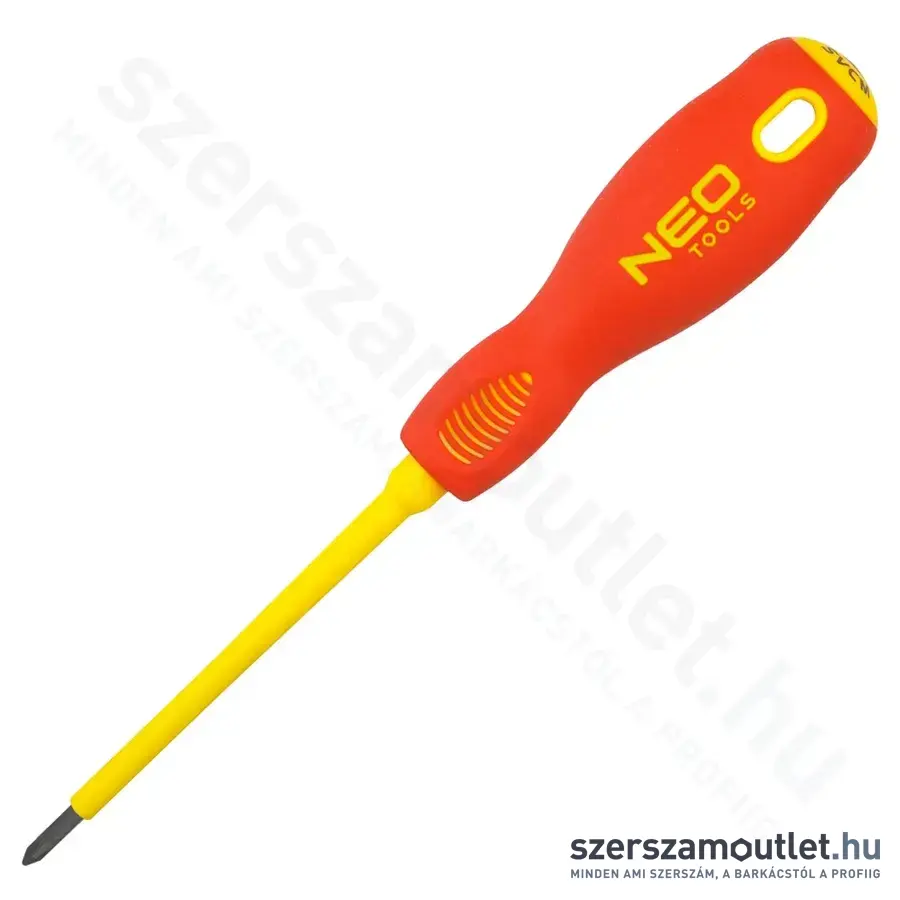 NEO TOOLS 1000V Philips csavarhúzó, mágneses, PH1x80mm