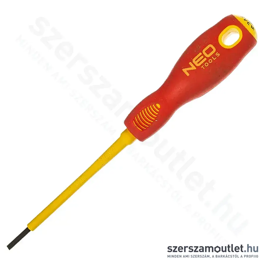 NEO TOOLS 1000V Lapos csavarhúzó, mágneses, SL4x100mm