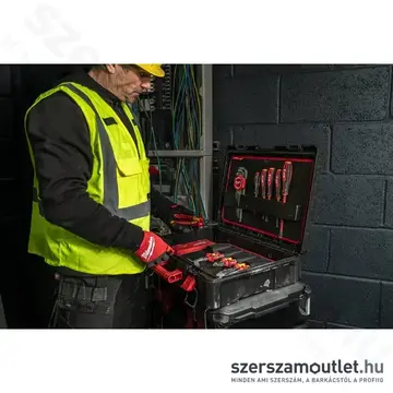 MILWAUKEE PACKOUT Villanyszerelő készlet 62 részes