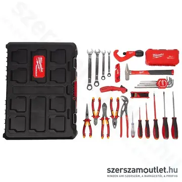 MILWAUKEE PACKOUT Vízvezeték szerelő készlet 73 részes