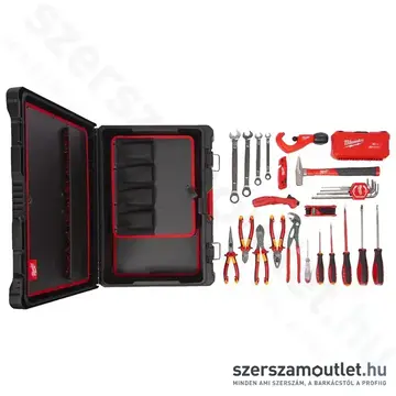 MILWAUKEE PACKOUT Vízvezeték szerelő készlet 73 részes