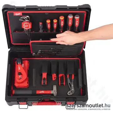 MILWAUKEE PACKOUT Vízvezeték szerelő készlet 73 részes