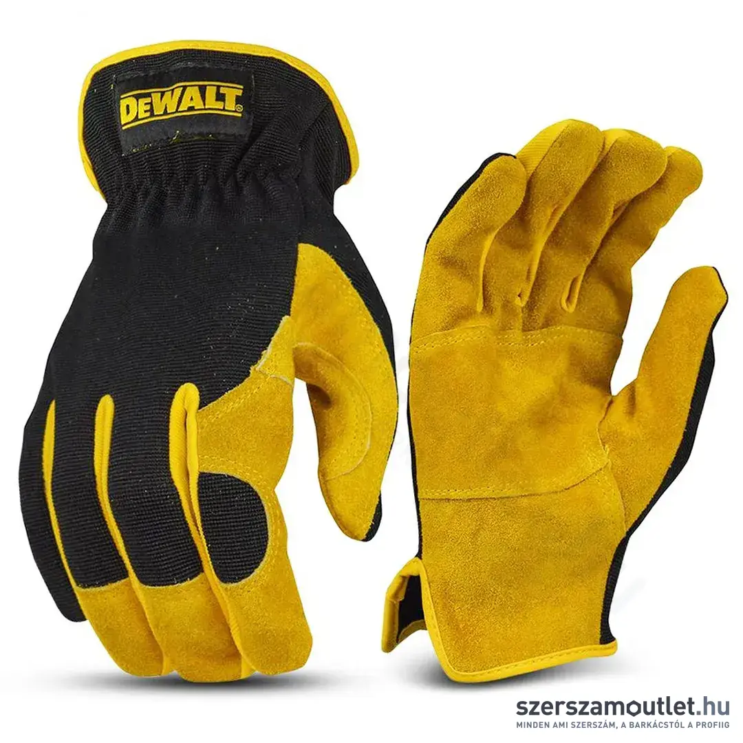 DEWALT DPG216L Munkavédelmi kesztyű bőr tenyérrel