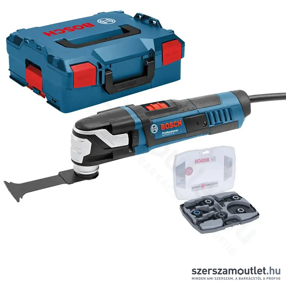 BOSCH GOP 40-30 Multigép, 1,5°, 400W/230V L-boxx kofferben
