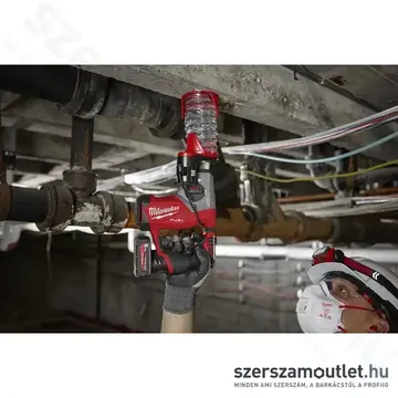 MILWAUKEE M12 FHAC16-0X Akkus fúró-vésőkalapács HD kofferben (12V) (Akku és töltő nélkül!)
