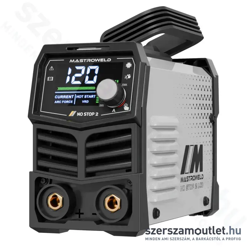 MASTROWELD NO STOP 2 LCD Hegesztő inverter (20-120A)