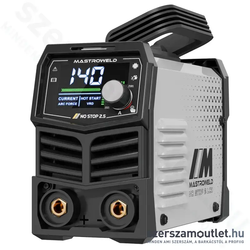 MASTROWELD NO STOP 2,5 LCD Hegesztő inverter (20-140A)