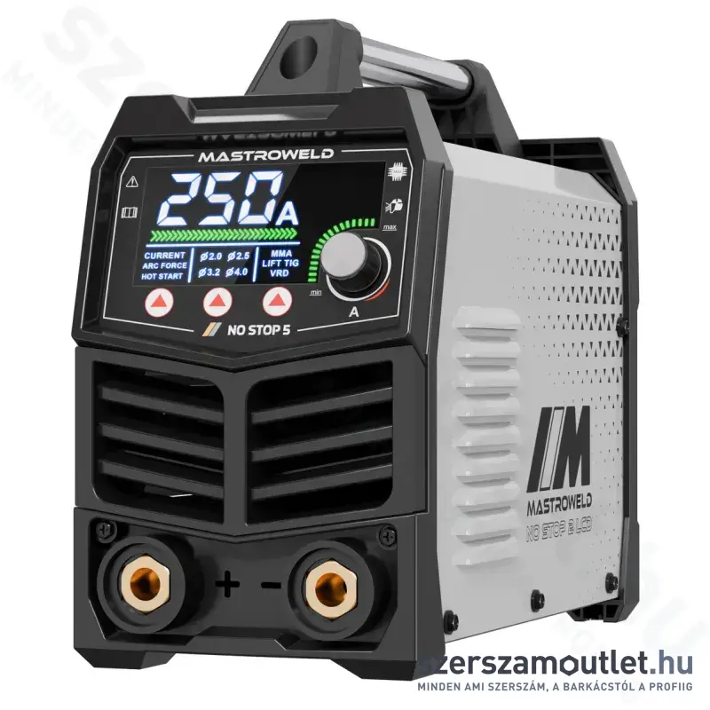 MASTROWELD NO STOP 5 LCD Hegesztő inverter (20-250A)