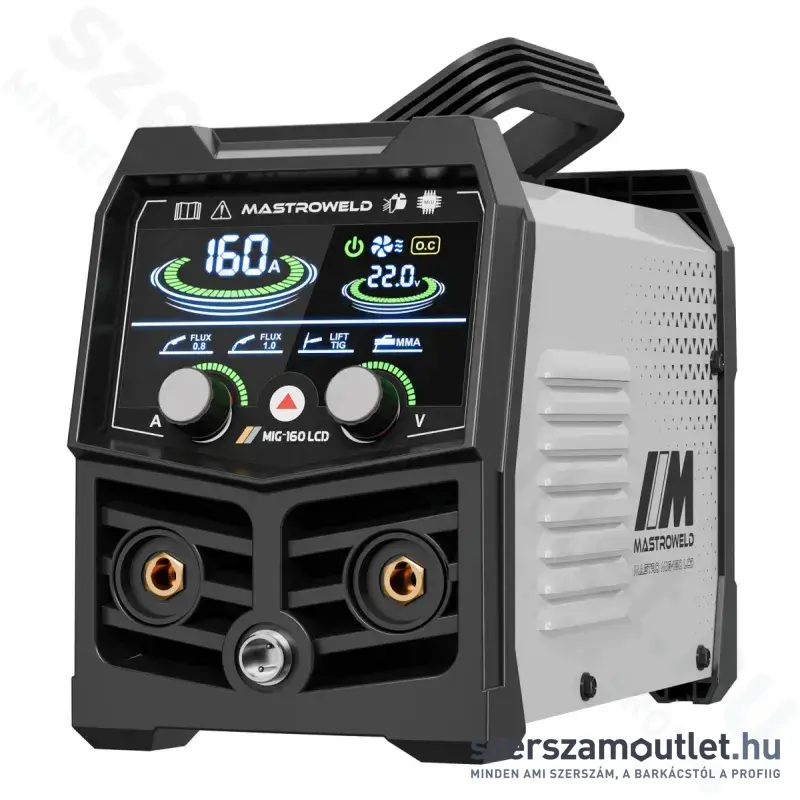 MASTROWELD MIG-160 LCD Multifunkcionális hegesztő inverter (20-160A)
