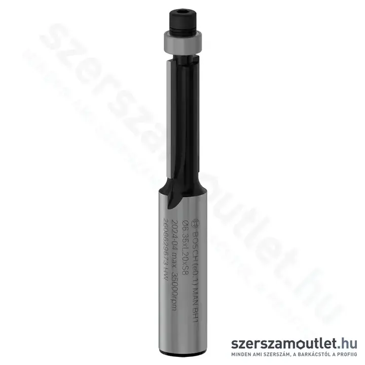 BOSCH PRO Alsó csapágyas színelő horonymarószár, 2 horony, 6,4x20/57mm