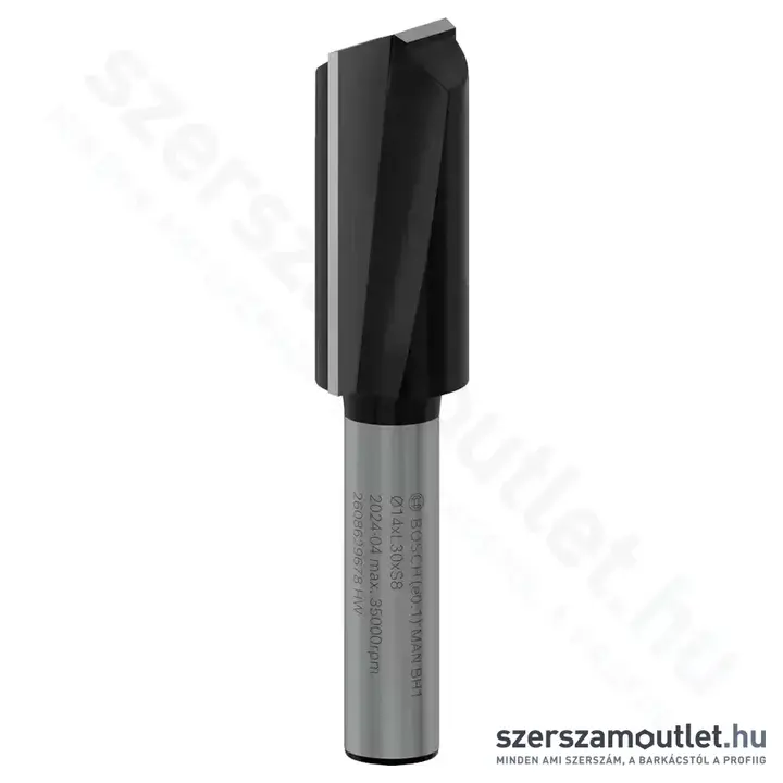 BOSCH PRO Egyenes élű horonymarószár, 2 spirál horony, 14x30/62mm