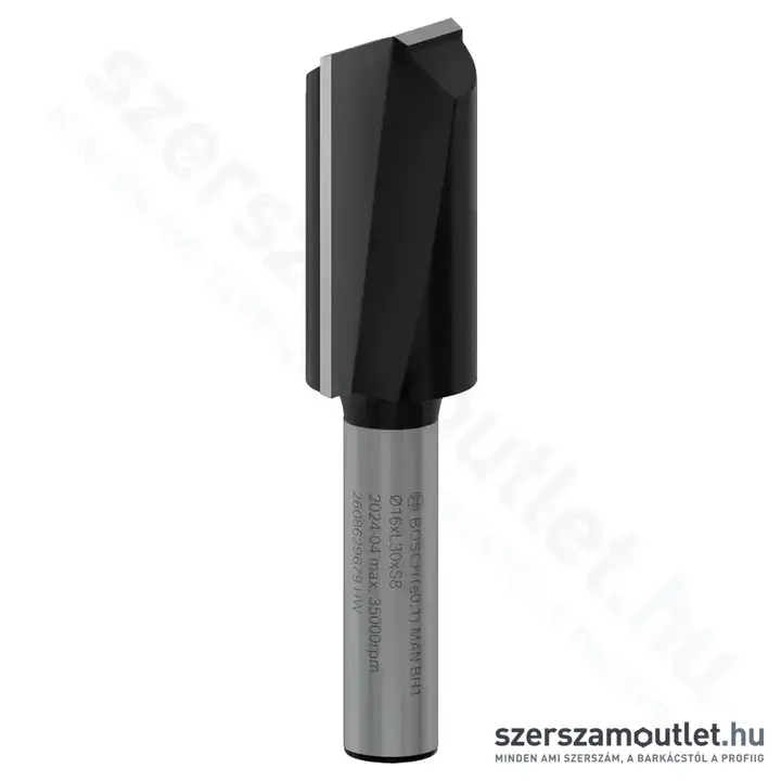 BOSCH PRO Egyenes élű horonymarószár, 2 spirál horony, 16x30/62mm