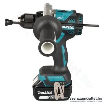 MAKITA DHP492RTJ Szénkefementes Akkus ütvefúró-csavarbehajtó MakPac kofferben (2x18V/5,0Ah)