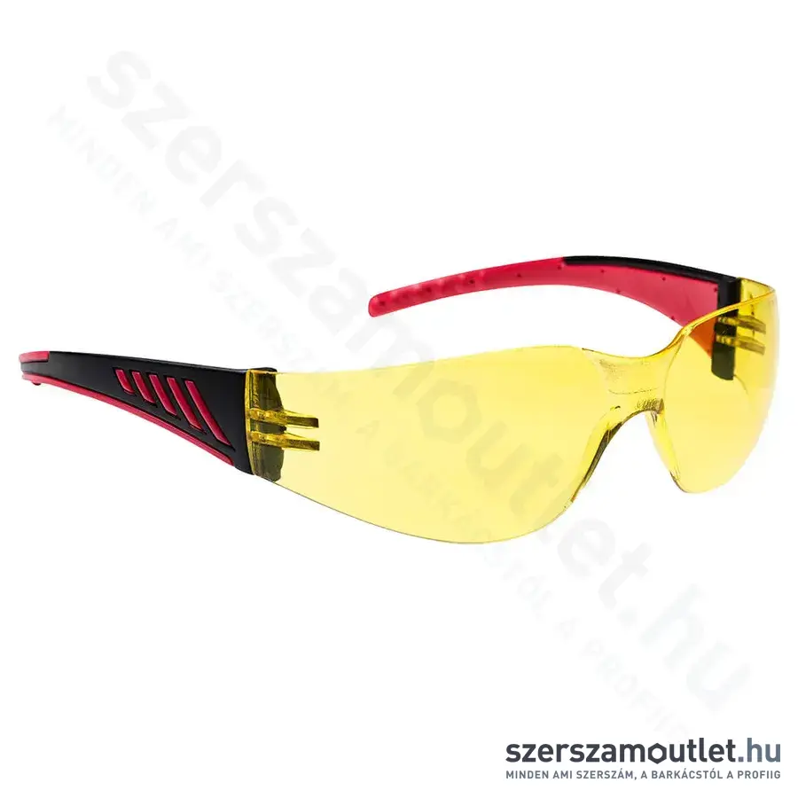 PORTWEST PR32 Wrap Around Pro Szemüveg (Borostyán)