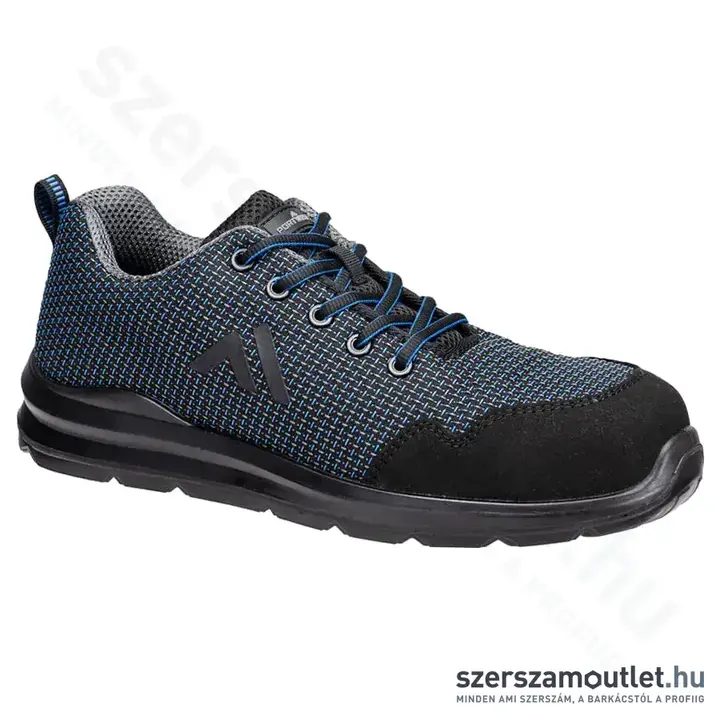 PORTWEST FC72 Kompozit trainer S3S SR FO Munkavédelmi cipő 42-es (Fekete/Sötétkék)