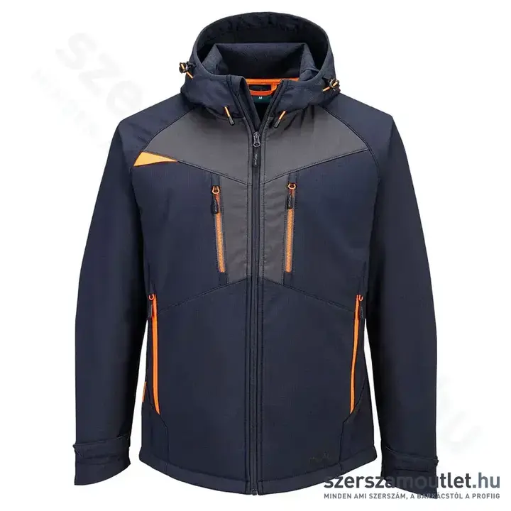 PORTWEST DX474 DX4 Softshell Kabát, sötét navy (XL-es)