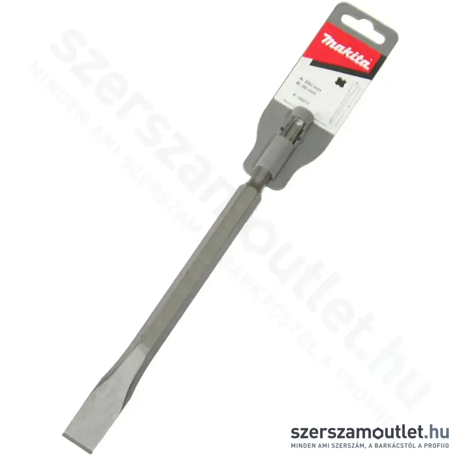 MAKITA SDS-Plus Hatszögletű, lapos vésőszár 20x250mm