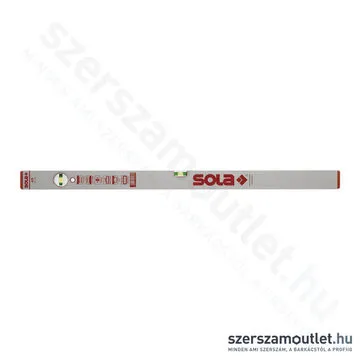 SOLA AZB 100 Eloxált vízmérték 1000mm [Ezüst] (AZB 100) (01011301)