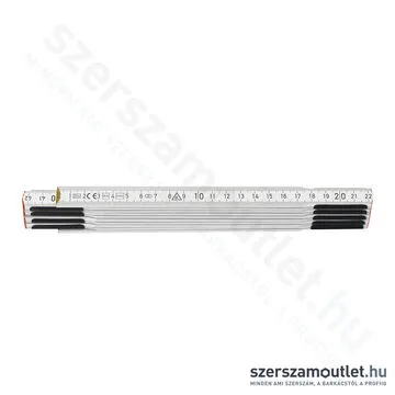 SOLA PS 2/10W Fa mérőléc 2m | lakkozott [Fehér] (ZOLL2MF) (53310601)
