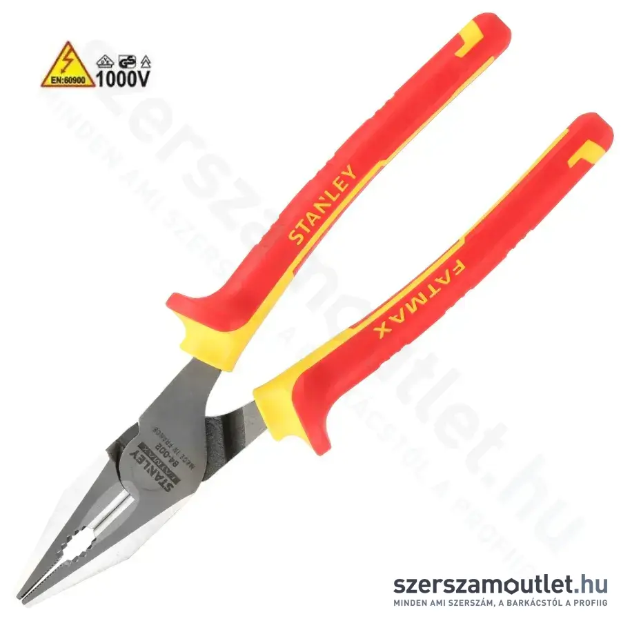 STANLEY FatMax SZIGETELT kombinált fogó (egyetemes fogó) 200mm (0-84-002)