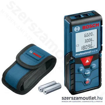 BOSCH GLM 40 Lézeres távolságmérő 40m (0601072900)